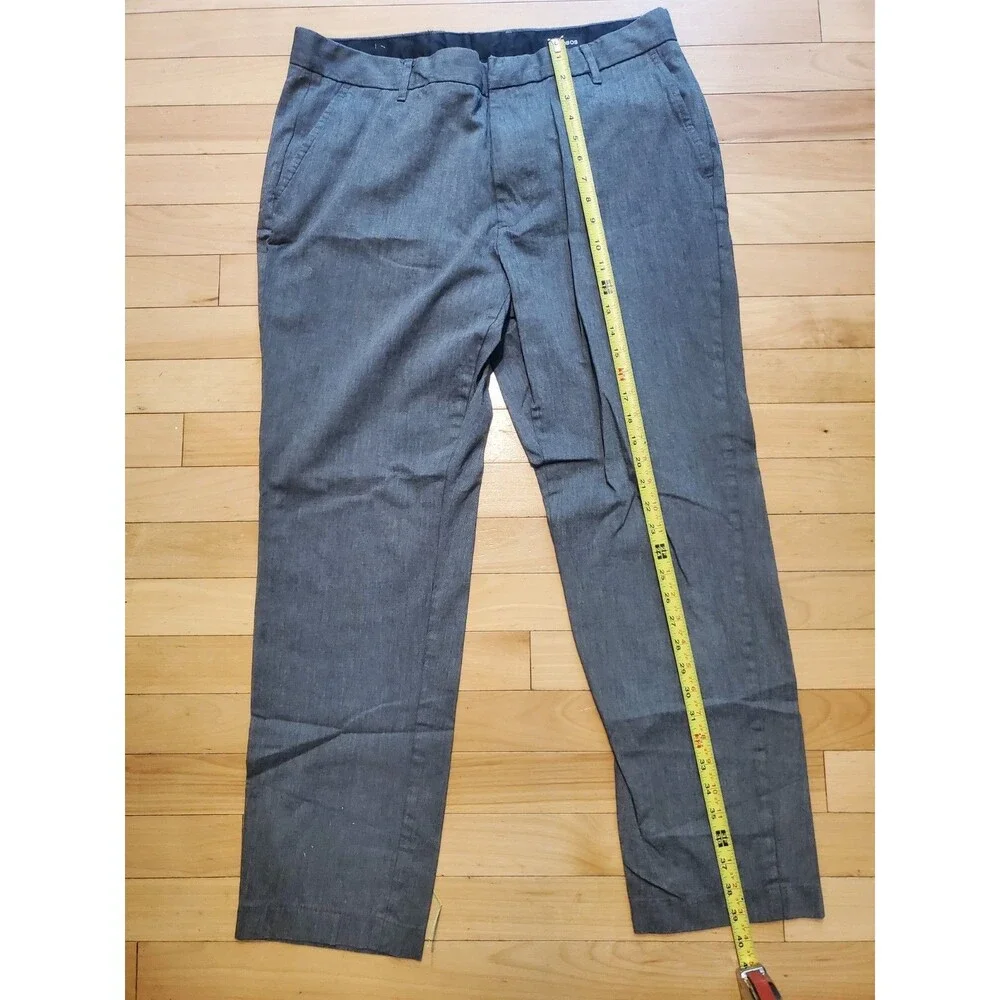 Bonobos Thursday Pants Men 38x32 Gray Stretch Weekday Warrior Chino Trousers
